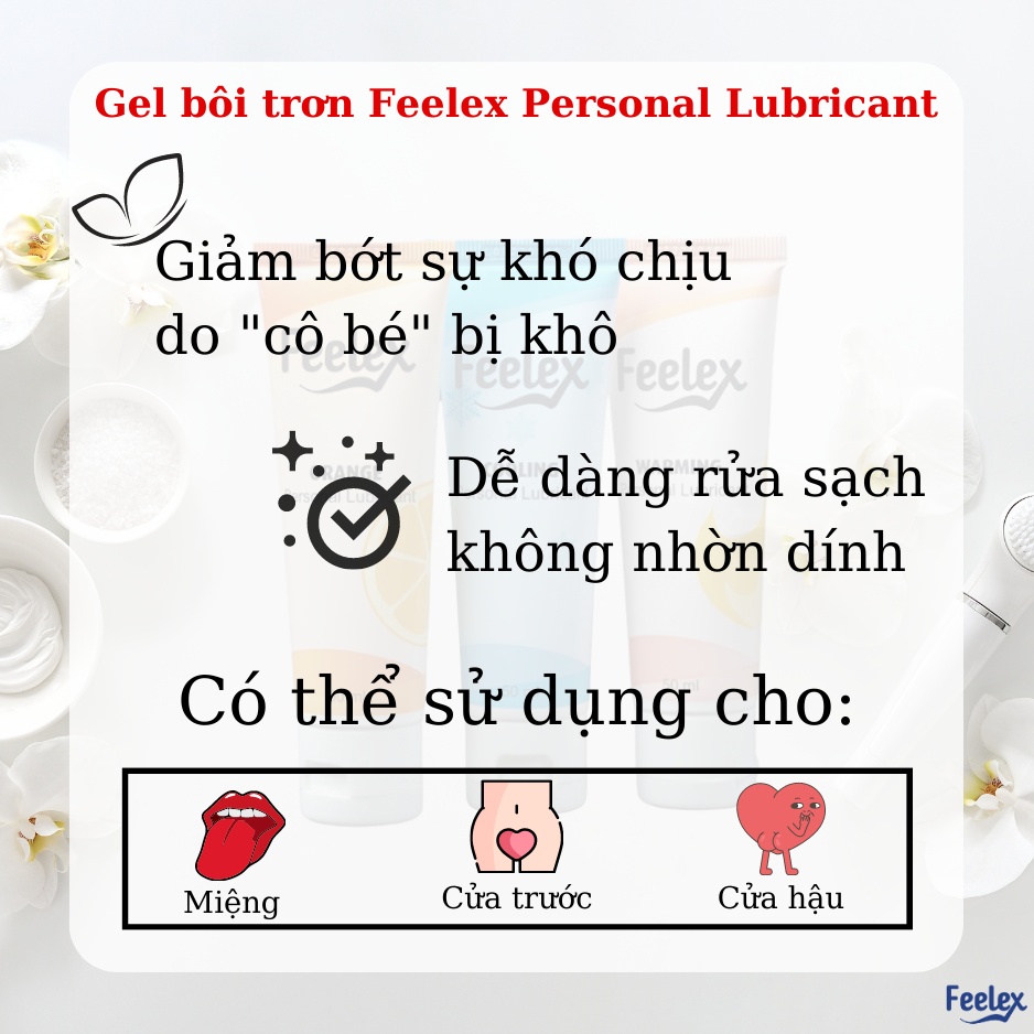 Gel bôi trơn quan hệ cao cấp Feelex Personal Lubricant dung tích 50ml