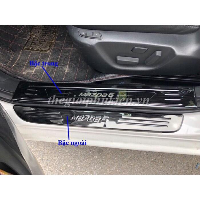 Bộ Ốp bậc cửa, Nẹp bước chân Mazda 6 – Mẫu Titan