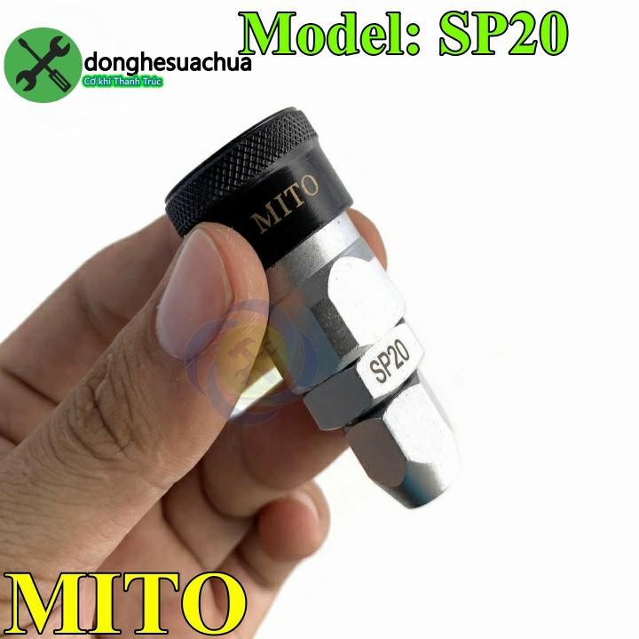 Đầu nối hơi ống nhựa Mito SP20 5 x 8 Hose (đầu cái)