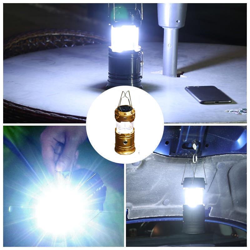 Đèn LED Năng Lượng Mặt Trời Kèm Sạc USB Tiện Dụng Cho Trường Hợp Khẩn Cấp