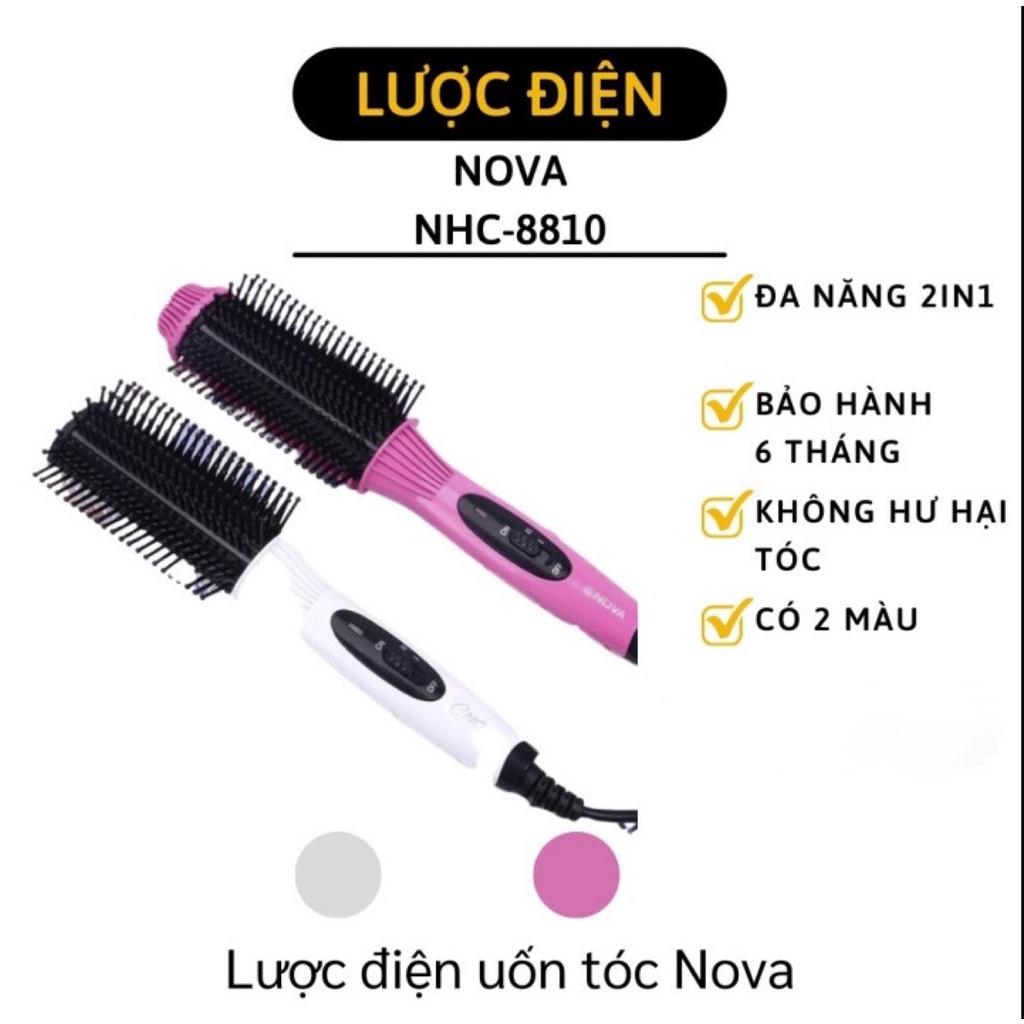 Lược điện uốn tóc đa năng No.V.a NHC-8810 làm xoăn, uốn phồng, sấy cúp tóc đa chức năng Cao Cấp