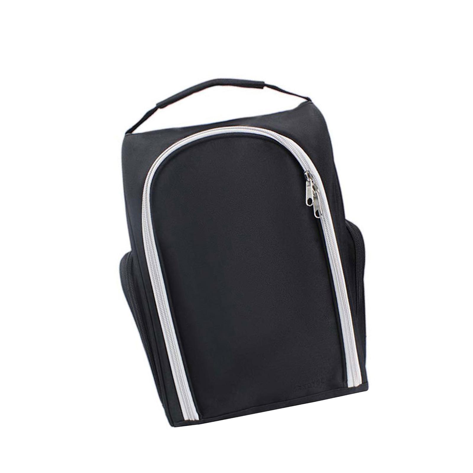 Golf Shoes Bag Sports Shoes Bag Multipurpose Nylon Breathable Fittings Storage Zippered Shoe Carrier Bag Pouch for Men Women Camping Outdoor