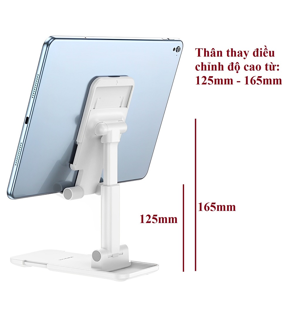 Giá đỡ mini đẻ bàn dạng xếp nhỏ gọn cho điện thoại máy tính bảng Borofone BH81 _ hàng chính hãng