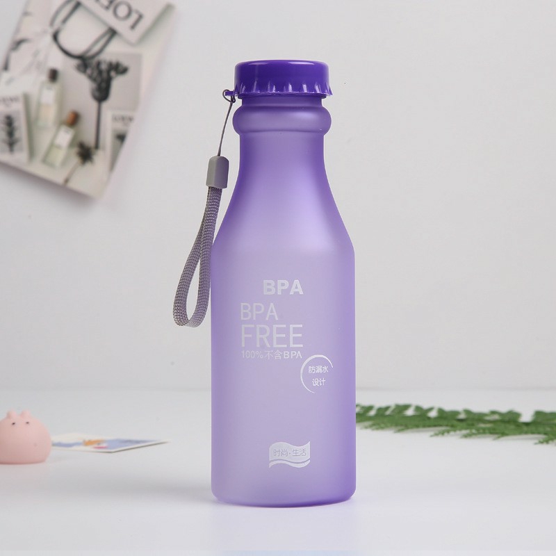 Bình nước BPA Free 550ml nhám