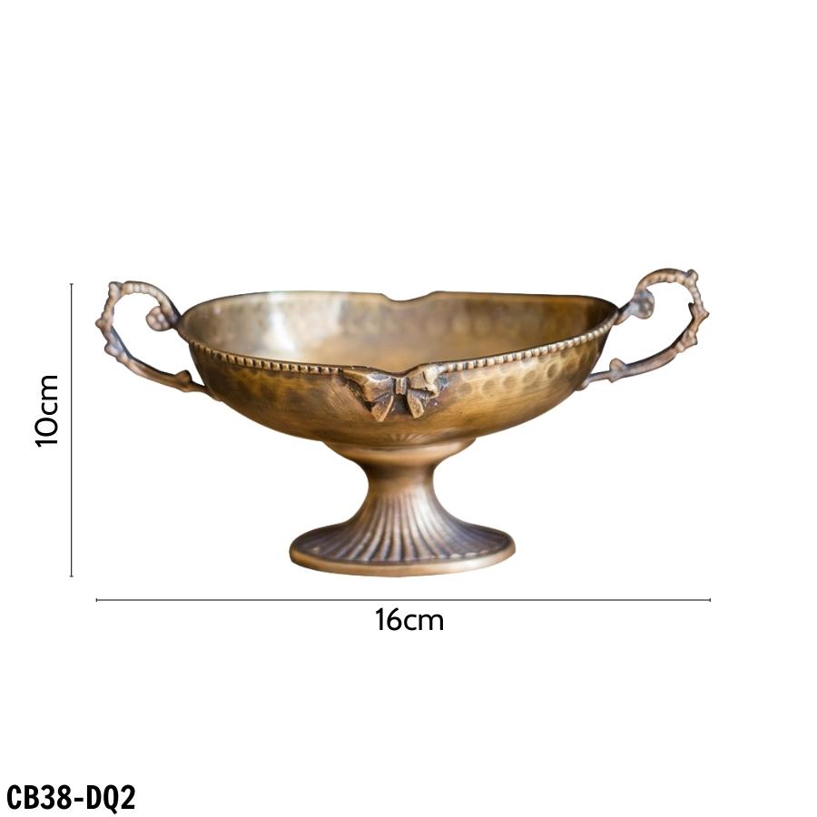 Đĩa quả thuần đồng phong cách tân cổ điển CB38-DQ2