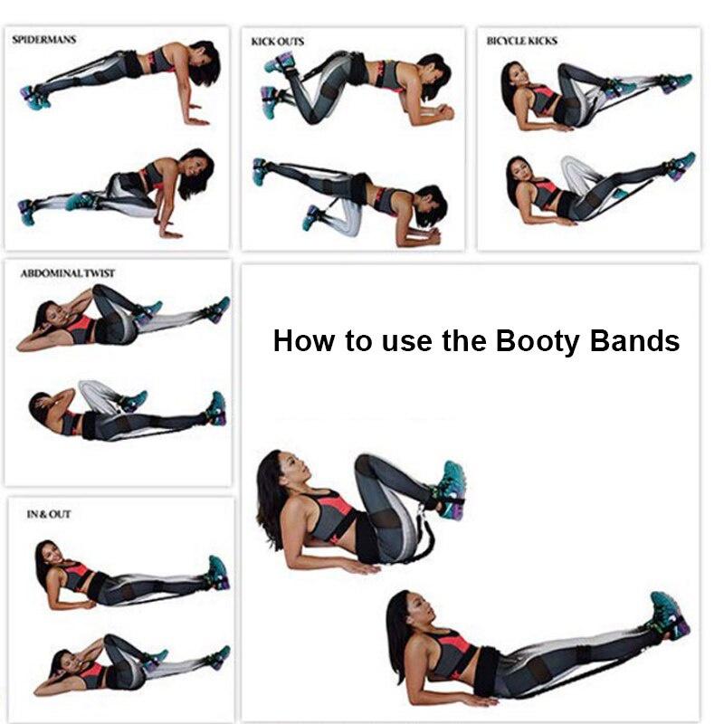 Fitness Booty Bands Bounce Trainer Elastic Pull Rope Squat Resistance Bands Adjust Waist Belt Leg Strength Agility Training