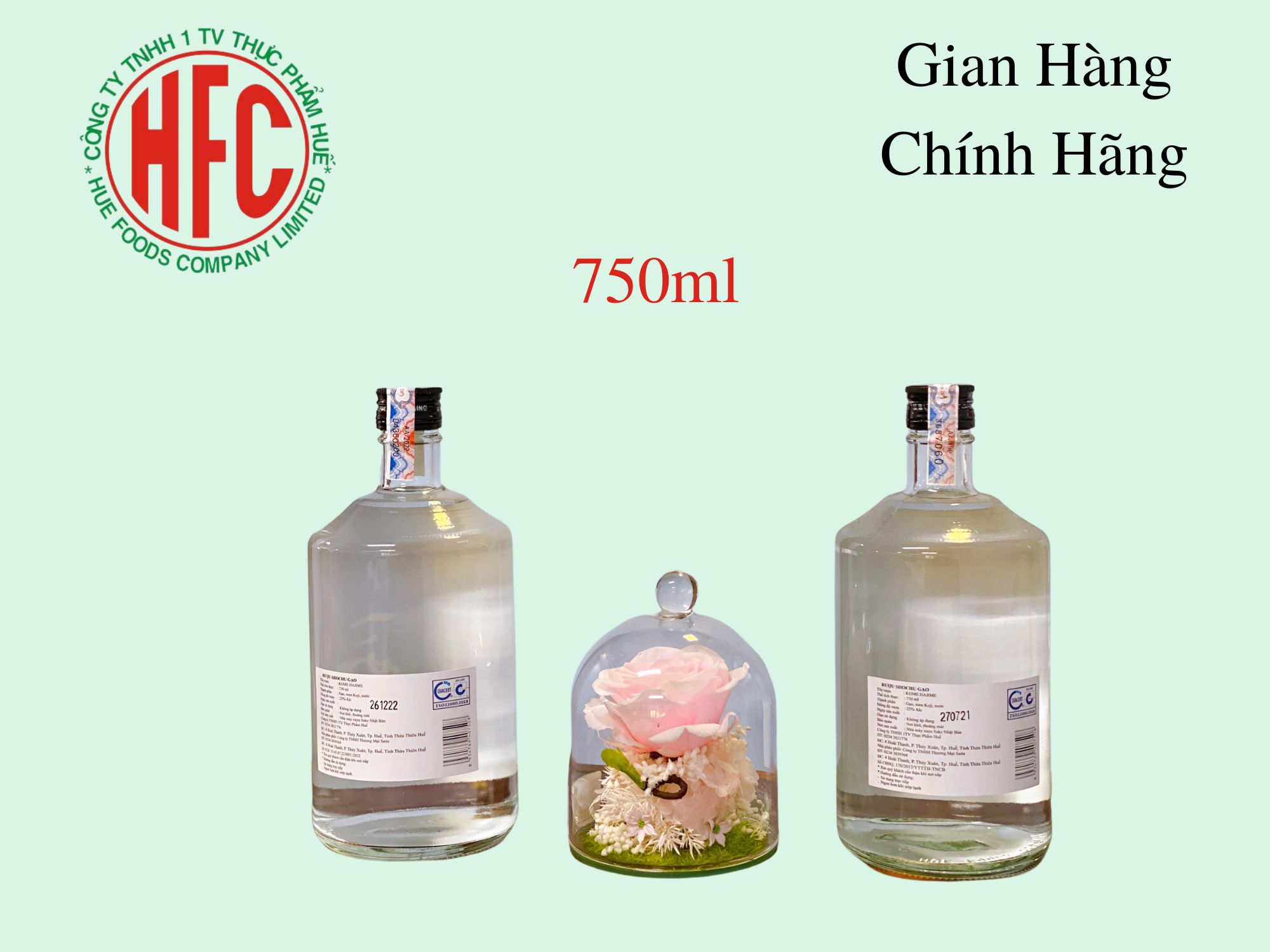 【Chính hãng】Rượu Shochu gạo Kome Hajime 25° chai 500ml/ 750ml