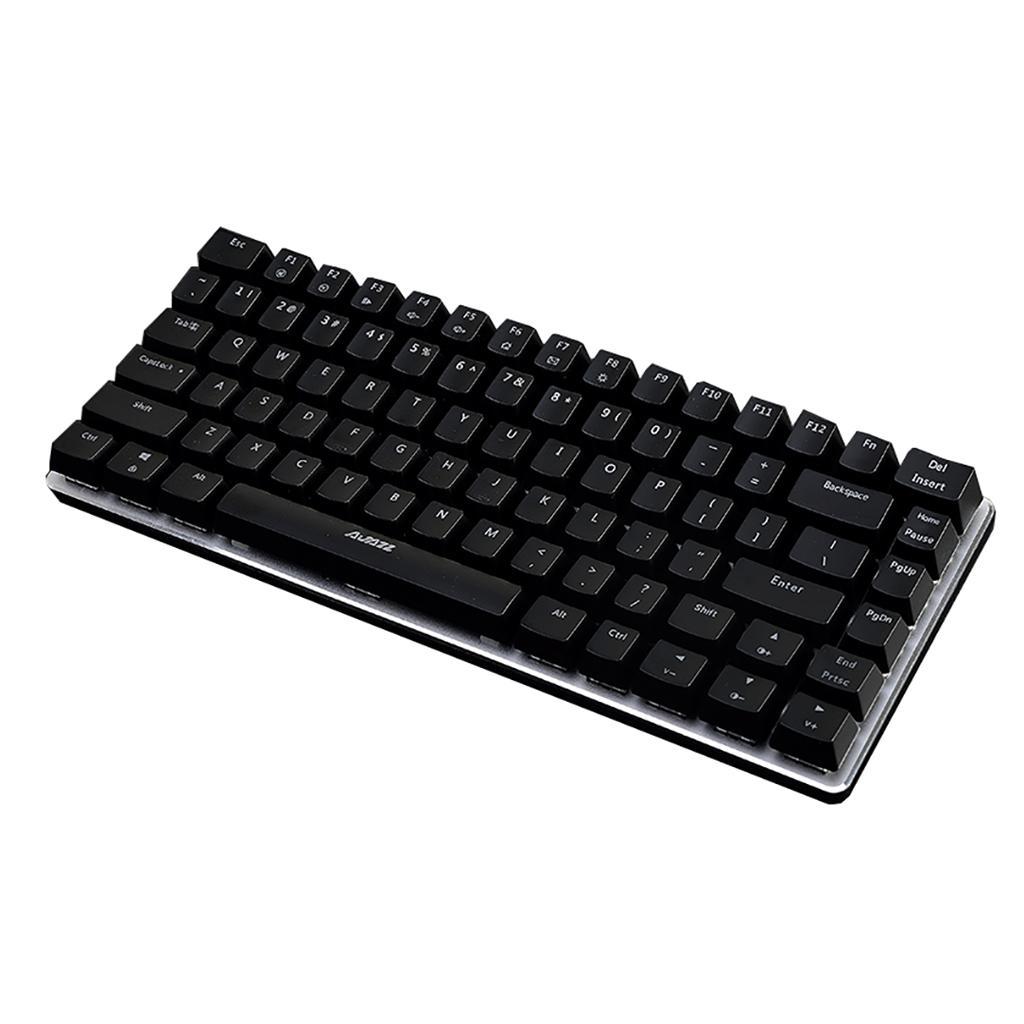 Gaming Keyboard Wired Black-switch Mechanical Keyboard 82-Keys