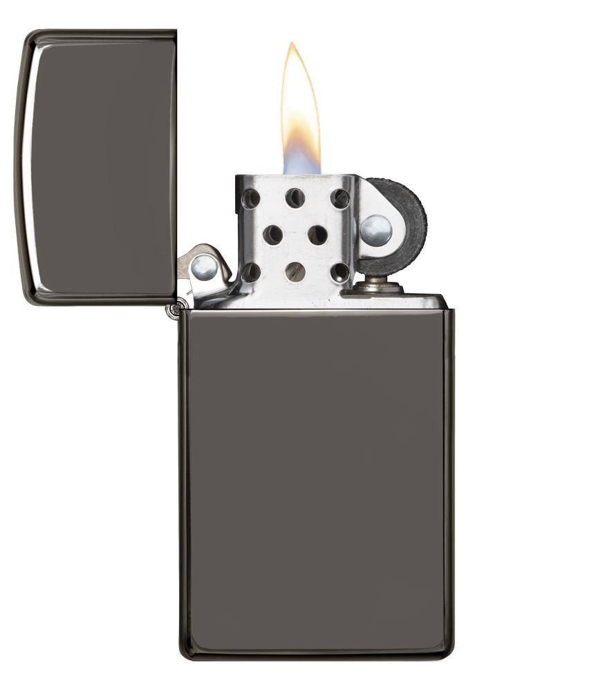 Bật Lửa Zippo Black Ice (Dark Chrome) Slim 20492