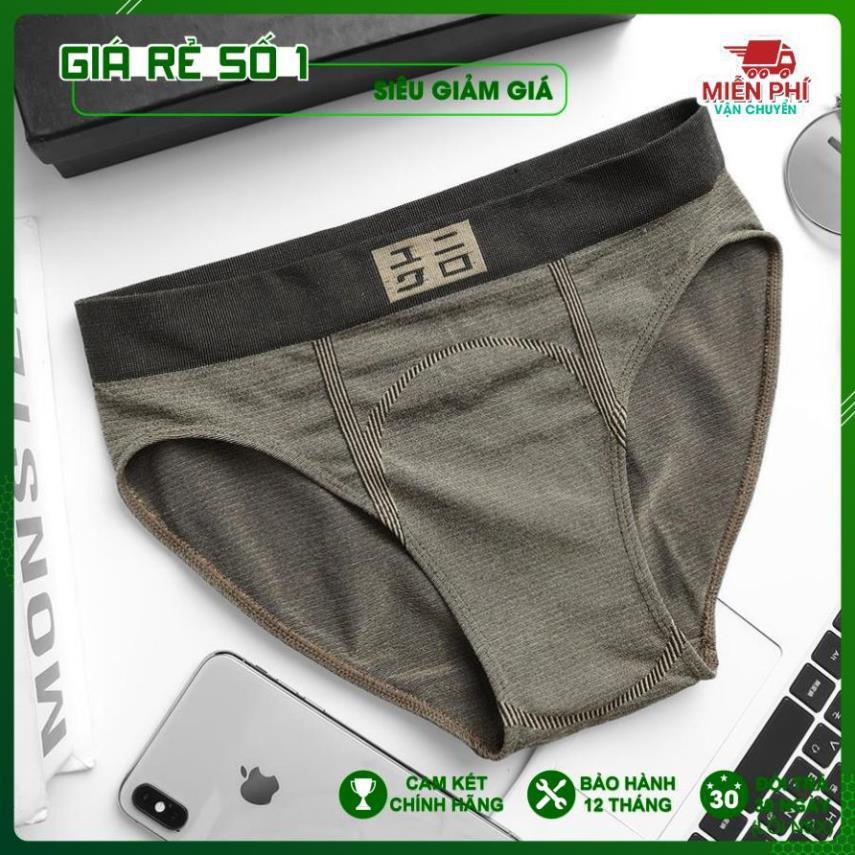 Quần lót nam NHẬT BẢN- DÁNG SỊP TAM GIÁC sợi tre BAMBOO co giãn 4 chiều, MỀM, thoáng và thoải mái