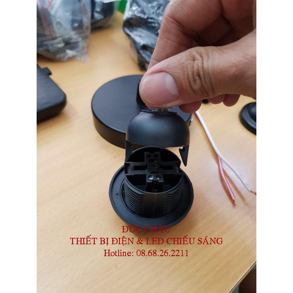 Bộ đui đèn thả e27 trang trí không dây