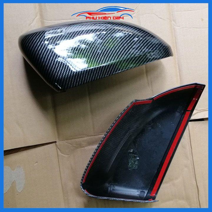 Ốp gương Everest 2017-2018-2019-2020-2021-2022 vân Cacbon bảo vệ chống trầy trang trí làm đẹp xe