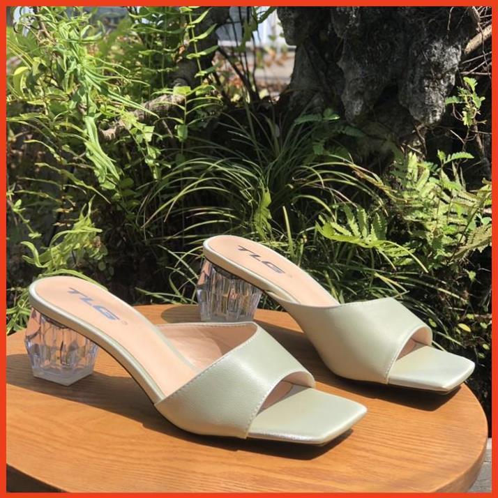 TLG Guốc quai da đế trong trẻ trung năng động 21345