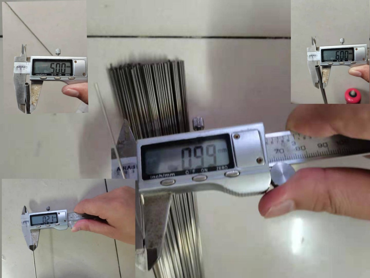Ống inox nhỏ 1mm 2mm 3mm 5mm 6mm chất liệu 304
