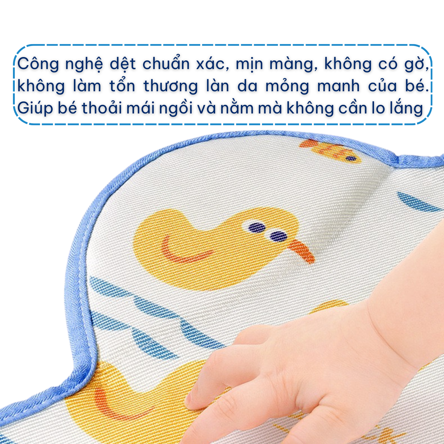 Đệm Lót Xe Đẩy, Ghế Ăn Dậm Cho Bé Cao Cấp Ánh Sao Thiết Kế Full Hạt Gel Đá Công Nghệ Mới Tản Nhiệt Thoáng Mát Êm Ái
