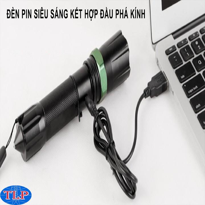 Đèn Pin T6 Siêu Sáng Hợp Kim Nhôm Siêu Sáng