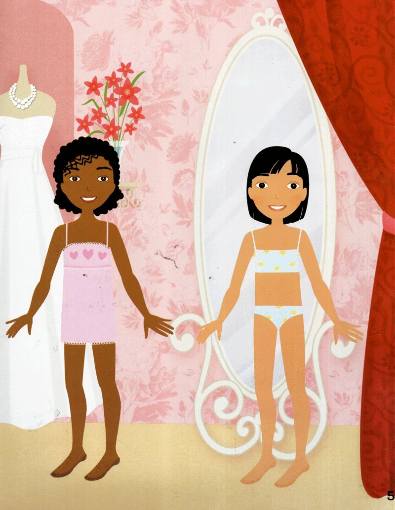 Sách Dán Hình Sáng Tạo Trang Phục Búp Bê - Phù Dâu Xinh Đẹp