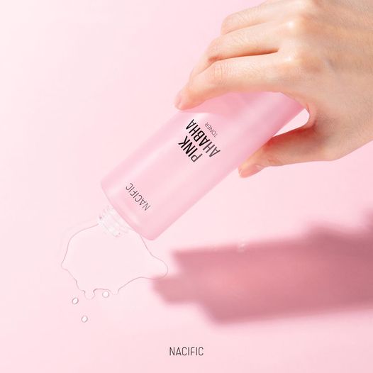 Nước Hoa Hồng Tẩy Tế Bào Chết NACIFIC Pink AHABHA Toner 150ml