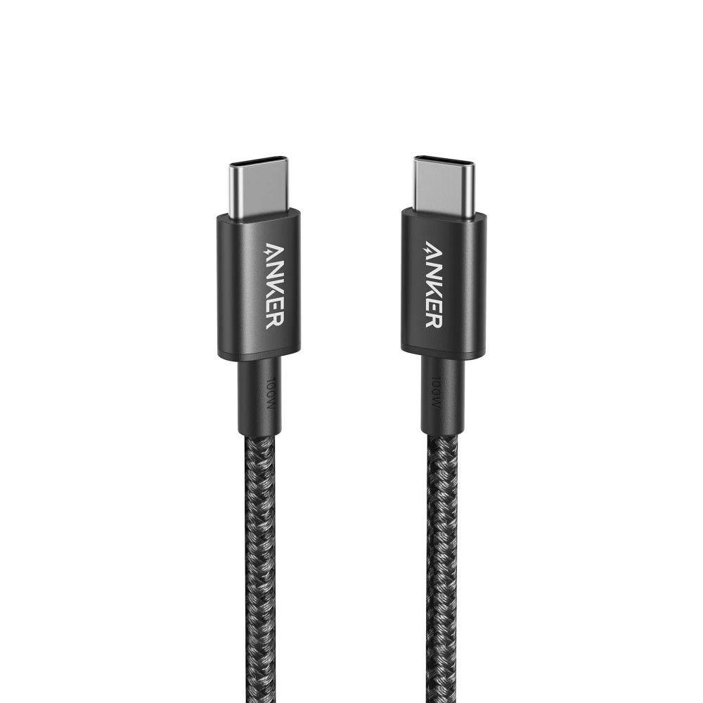Cáp sạc Anker C-C 1m 1.8M 60W New Nylon A8752 A8753 - Hàng Chính Hãng