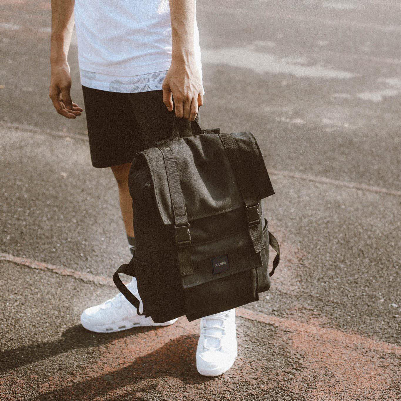 Balo Đựng Laptop BUMB BACKPACK Vải Canvas Chống Thấm Nước Thanh Lịch Unisex Đẹp Nam Nữ Đi Học Đi Chơi DOLANTO.