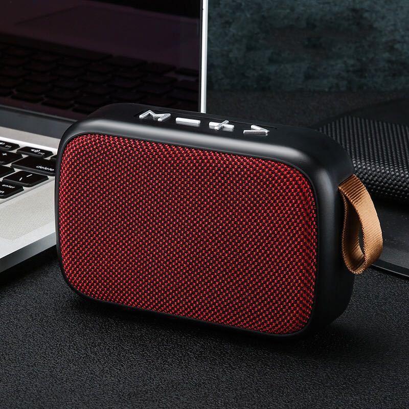 Loa vải kết nối bluetooth không dây di động ngoài trời âm thanh stereo hỗ trợ âm thanh TF có thể tìm kiếm màu: màu đỏ