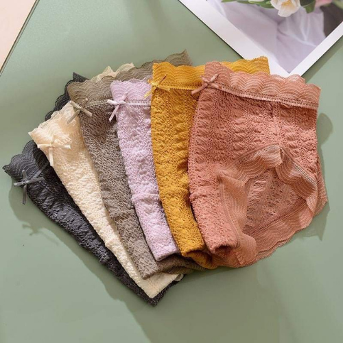 Quần lót nữ cotton viền ren cao cấp, thông thoáng kháng khuẩn