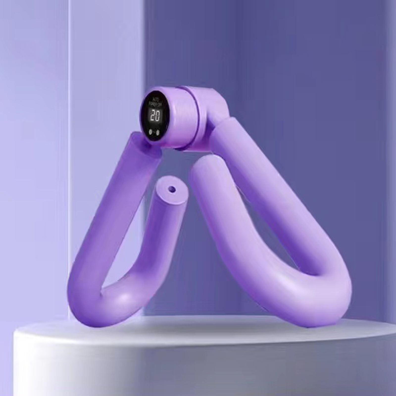 Inner Thigh Exerciser, Leg Thigh Exerciser with Counter, Bodybuilding Fitness Tool, Anti Slip Trainer Clip, Muscle Exerciser, Trimmer Hip Trainer