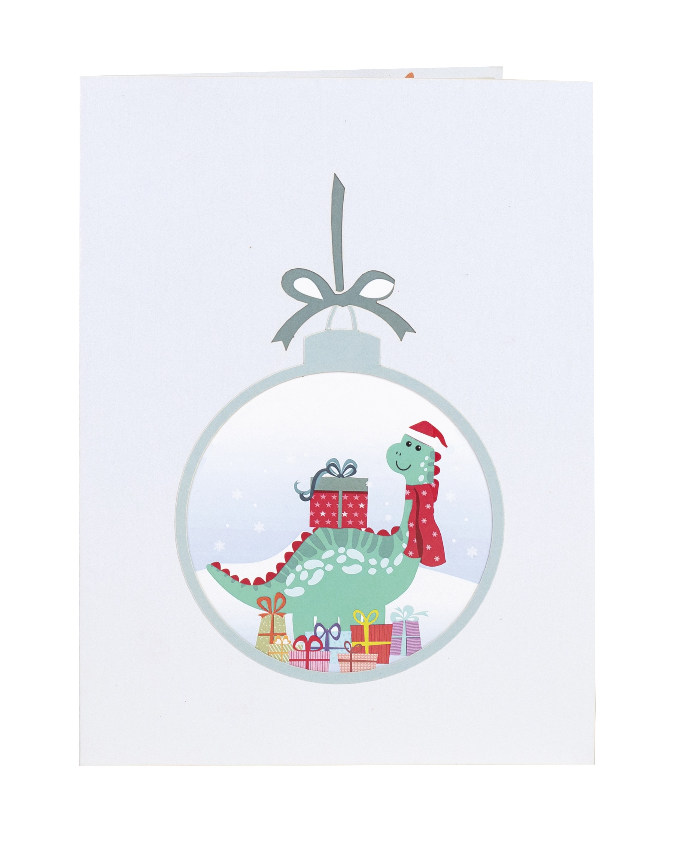 X39- THIỆP NOEL 3D KHỦNG LONG