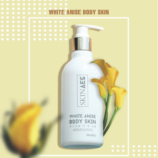 Kem Ủ Kích Trắng Skin AEC White Anise Body (250ml) - Kích Trắng Da Chỉ 1 Bước