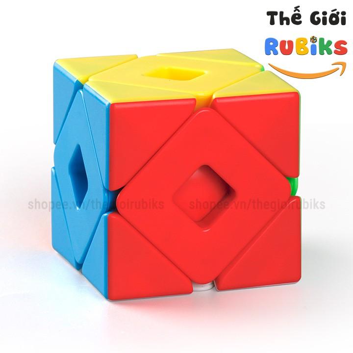 Rubik Double Skewb Stickerless MoYu MFJS MeiLong - Rubik Biến Thể Skewb