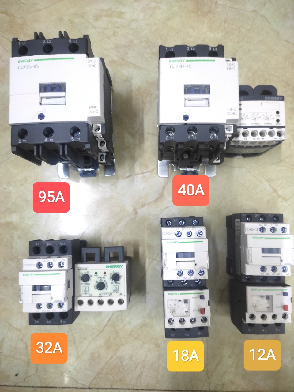 Contactor - Khởi Động Từ 3 Pha - Thiết Bị Điện - Lắp Đặt Tủ Điện - Thiết Bị Điện