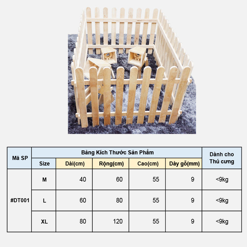 Hàng Rào Cho Chó #DT001
