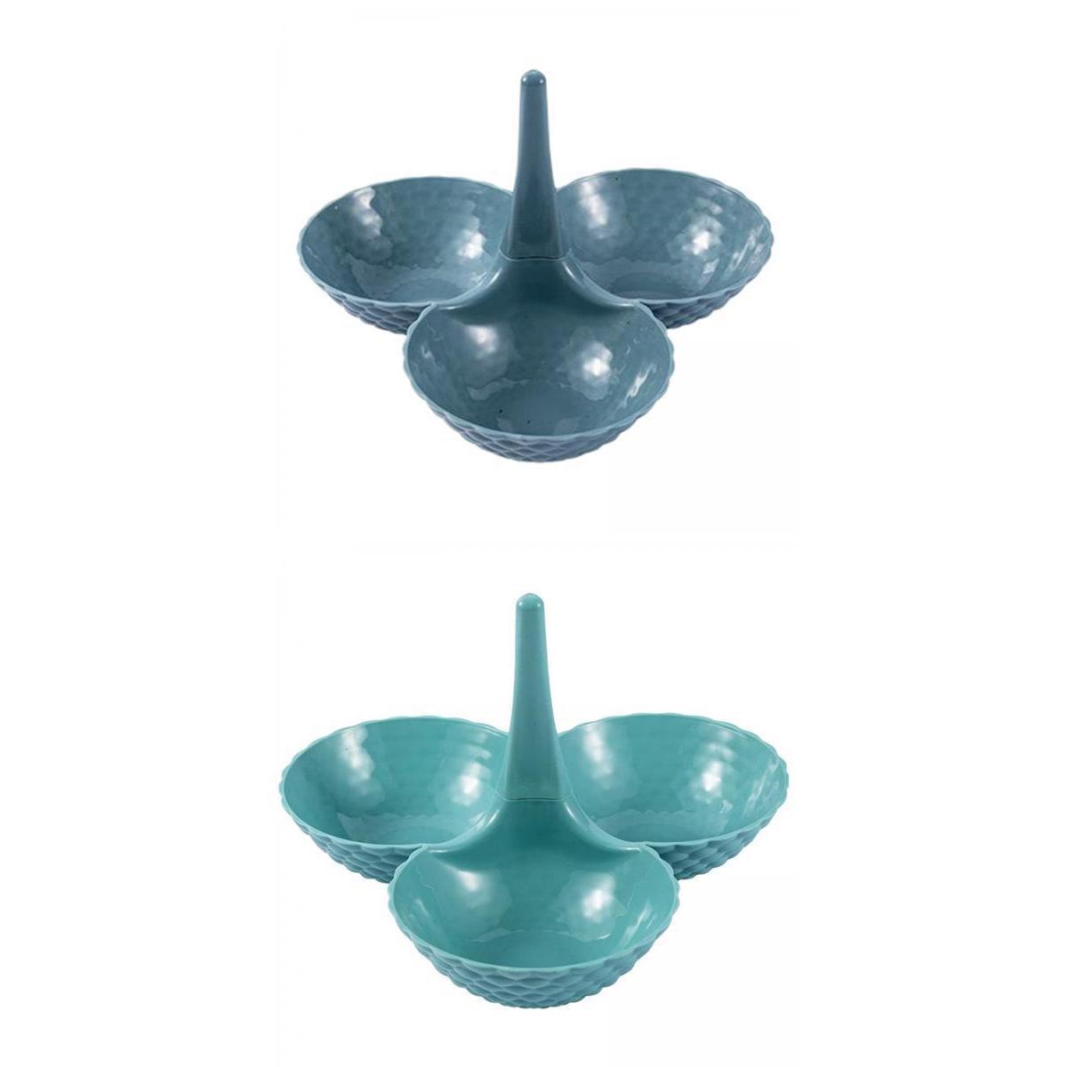 2x Fruit Tray Tea Snack Tray Cake Stand Superimposed Hotel Wedding Home