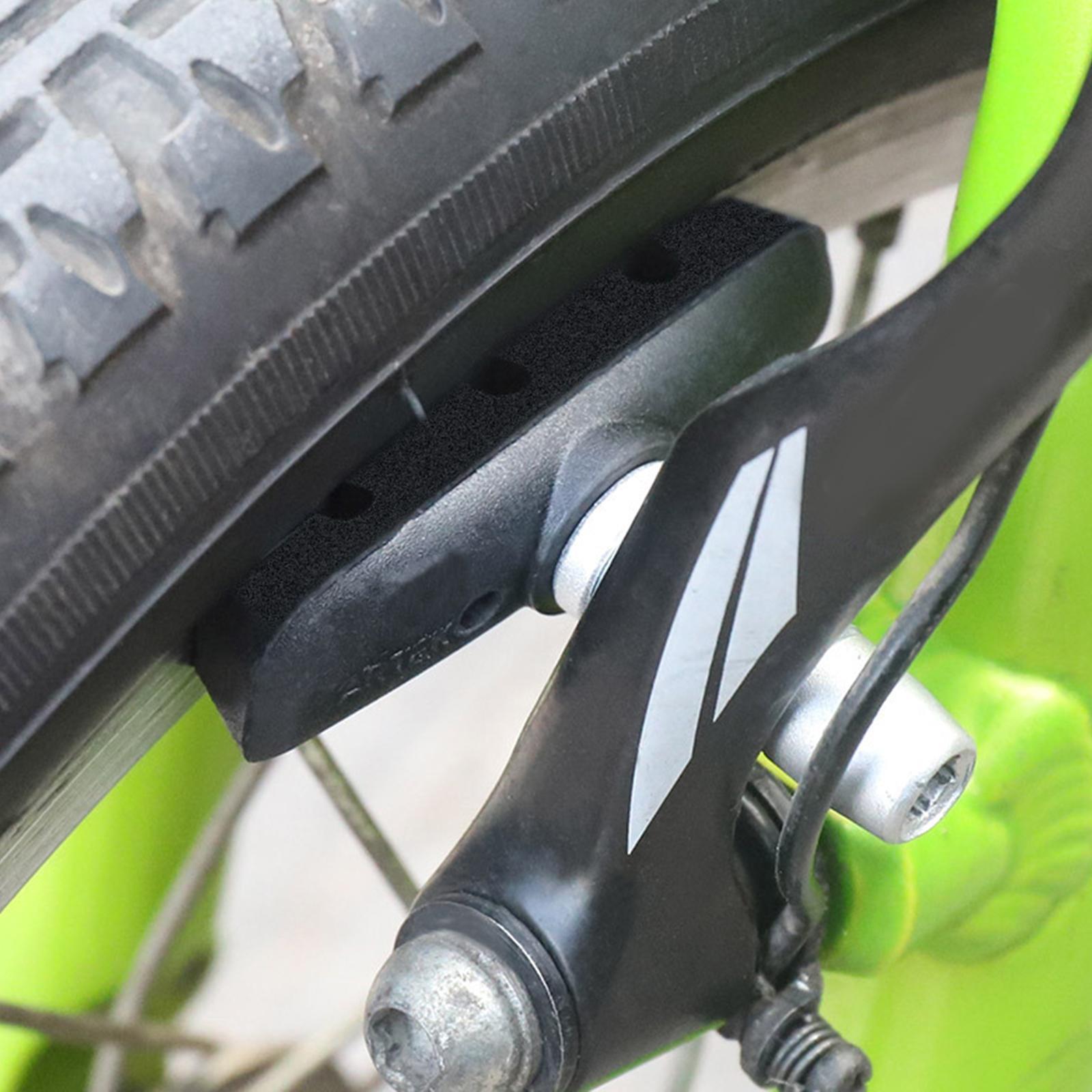 Lightweight Bike Brake Blocks Replacement 1 Pair V Brake Pads for Folding Bicycle