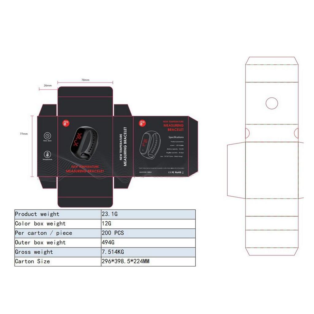 Intelligent LED Smart Bracelet