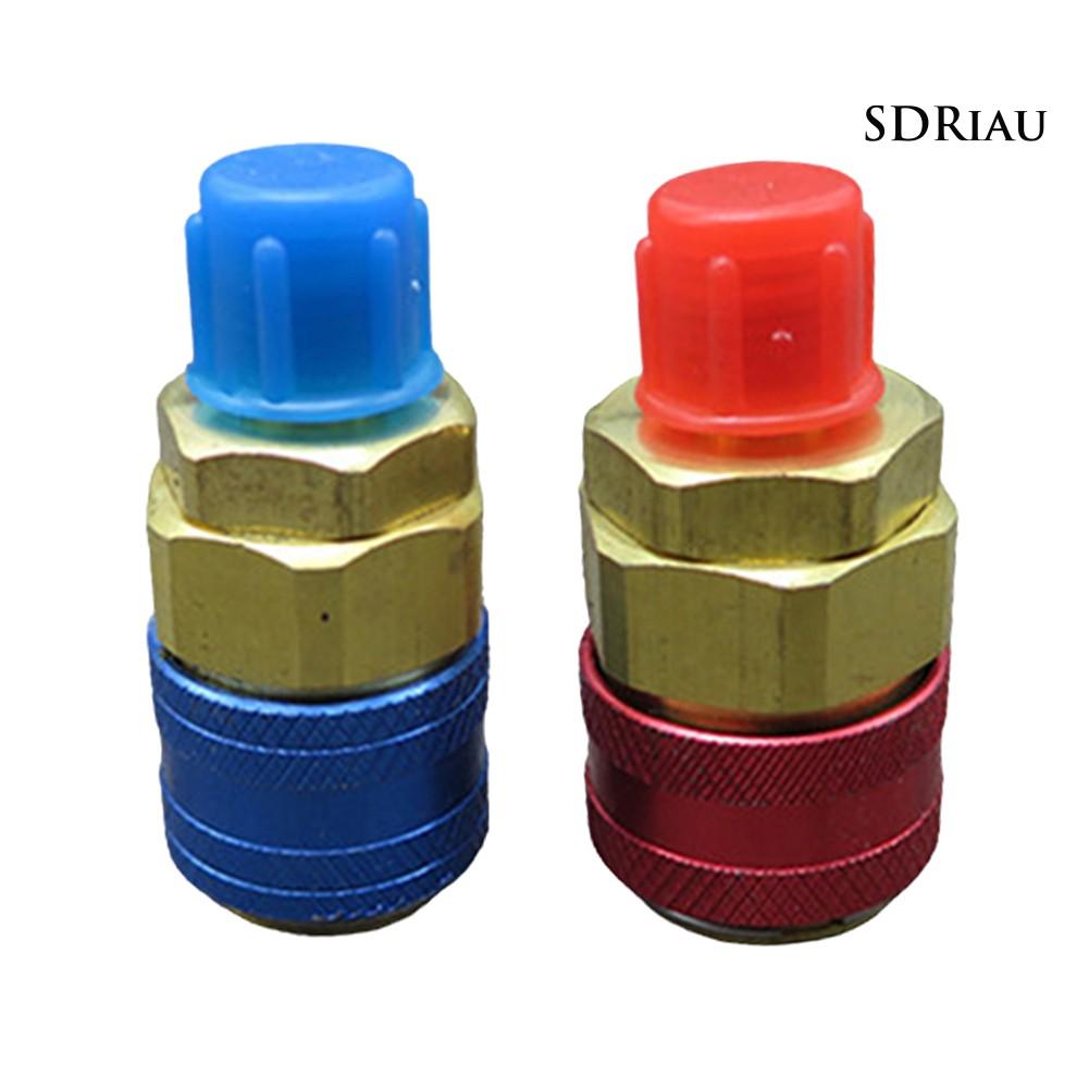 Set 2 Đầu Nối R134A H / L Cho Tủ Lạnh Ô Tô