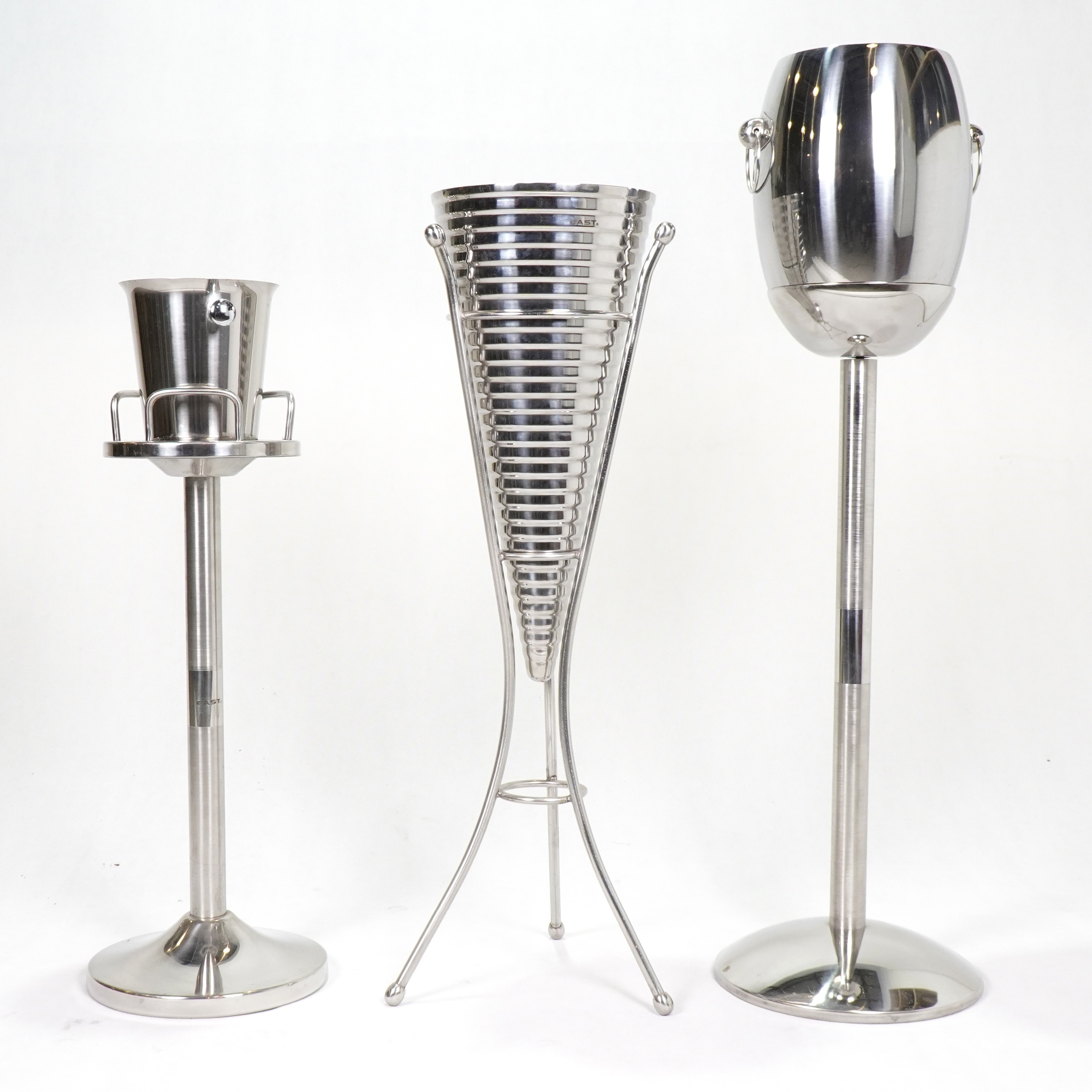 Xô ướp rượu vang và chân đế kiểu Pháp, Chất liệu inox, Mã 123331
