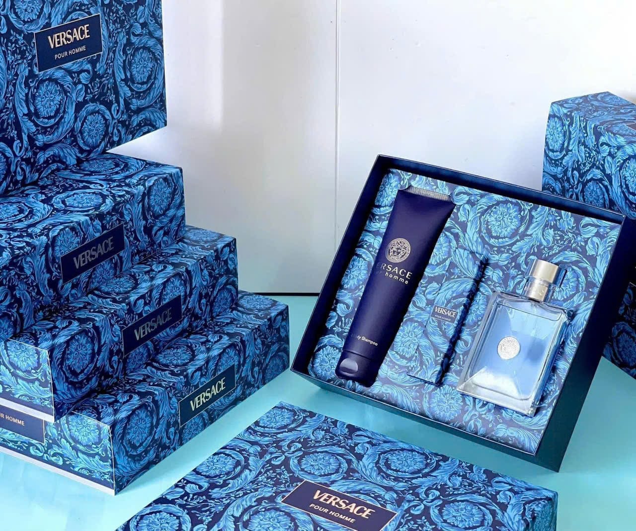 Bộ Nước Hoa Nam Versace Pour Homme Gift Set