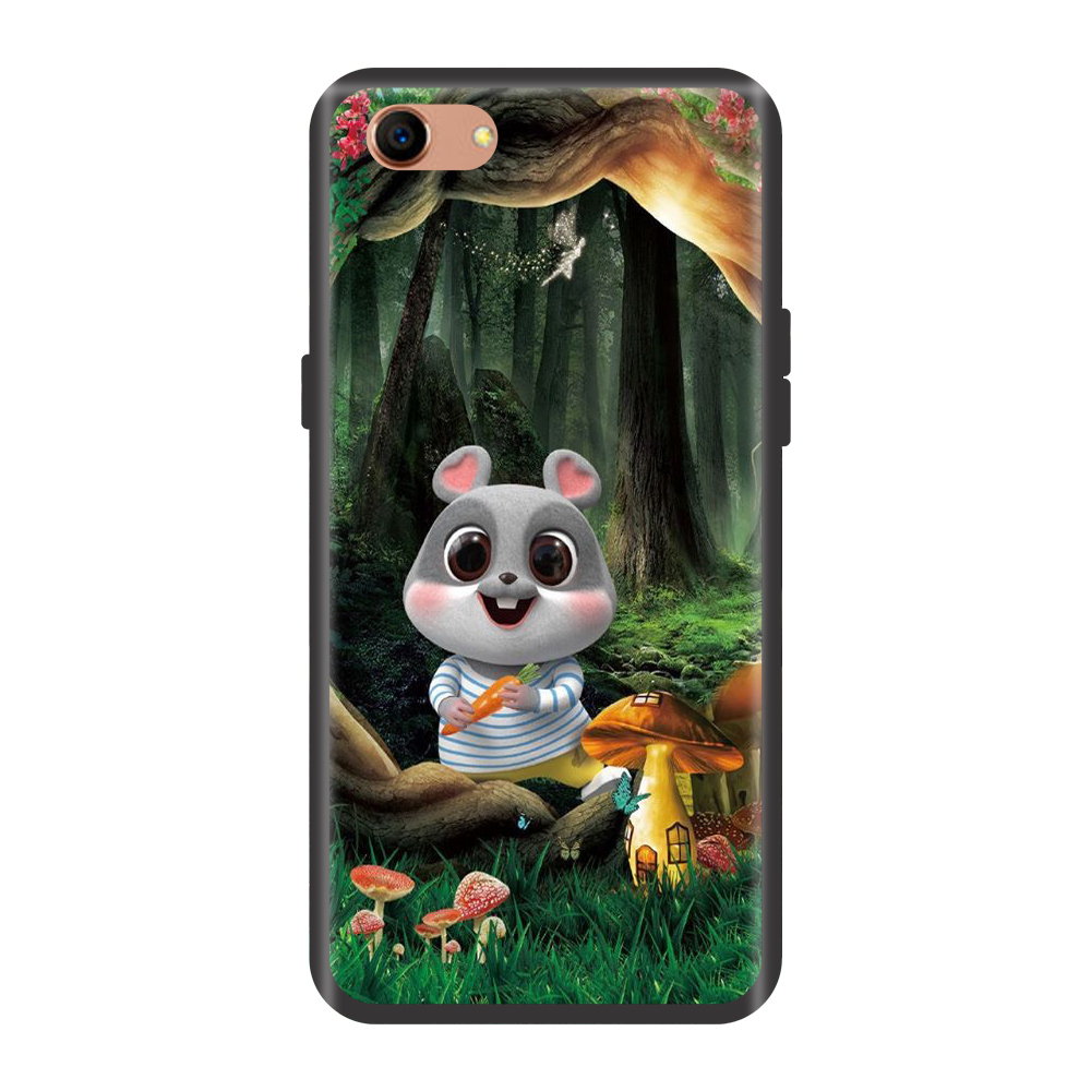 Ốp lưng TPU viền dẻo cho điện thoại OPPO A83 Hình Chuột Tết 2020 - Mẫu 17