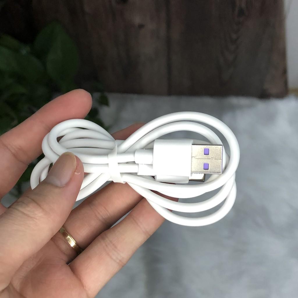 Cáp Sạc Nhanh USB Type-C cho Samsung S8/9, Note 8/9, Oppo Trắng Tím