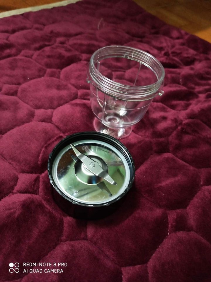 Combo phụ kiện máy xay đế dao 2 lưỡi loại vâu 4+ cốc ngắn cho máy magic , sunhouse, krobell, ....