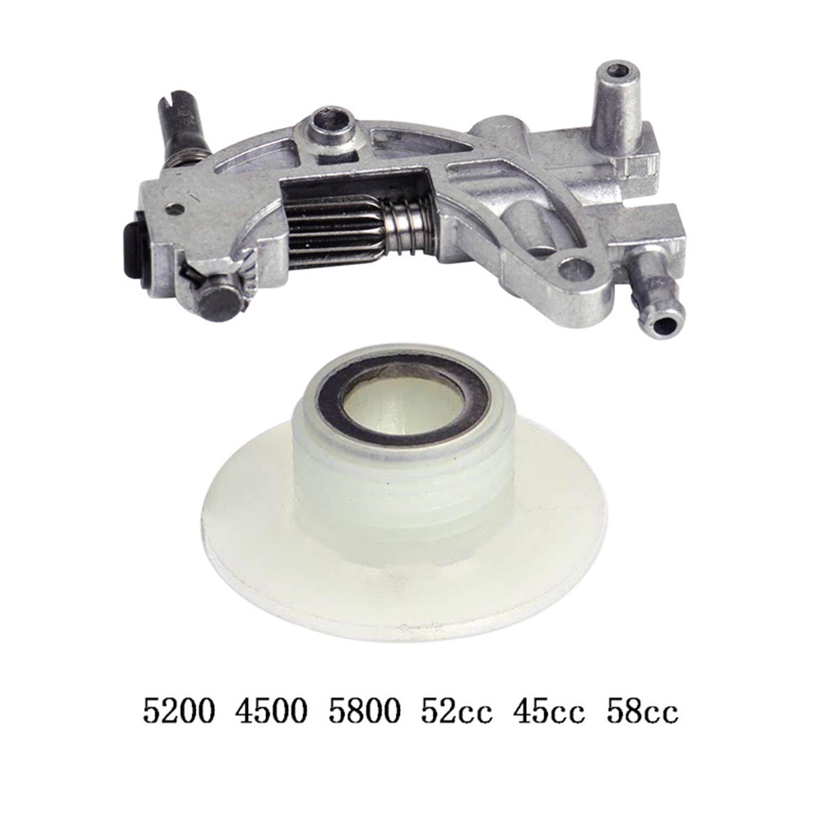Oil Pump Worm Gear Kit for Chain Saws 5200 4500 5800 Chain saws Parts