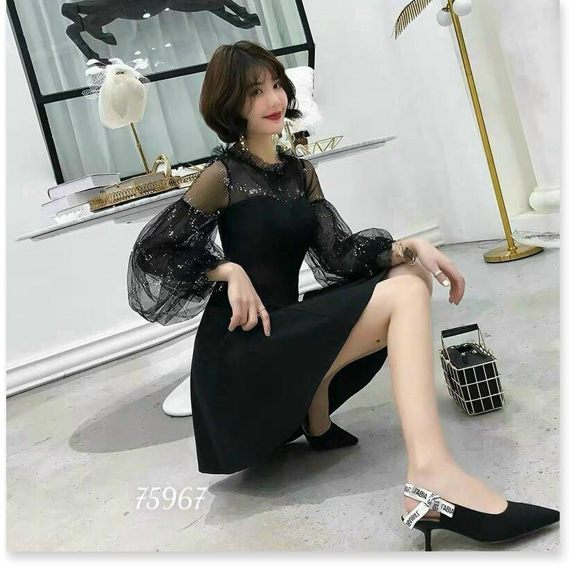 ĐẦM UMI PHỐI LƯỚI KIM TUYẾN HỌA TIẾT SANG TRỌNG,CHẤT LIỆU VÃI UMI THOÁNG MÁT THỜI TRANG LANO STORE 99