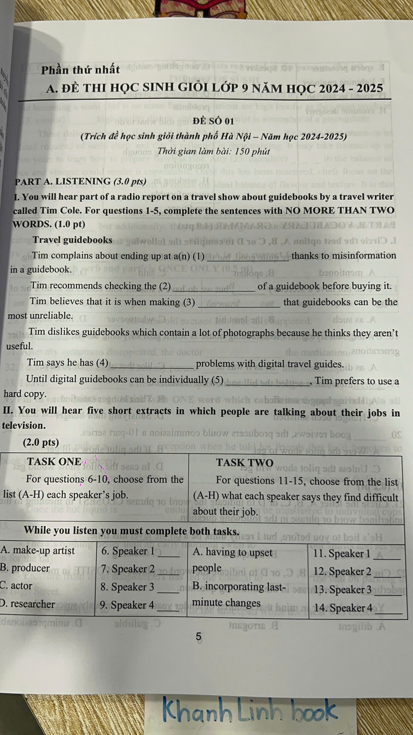 Sách - Tuyển Chọn Đề Thi Học Sinh Giỏi 9 Và Thi Vào Lớp 10 Chuyên Tiếng Anh