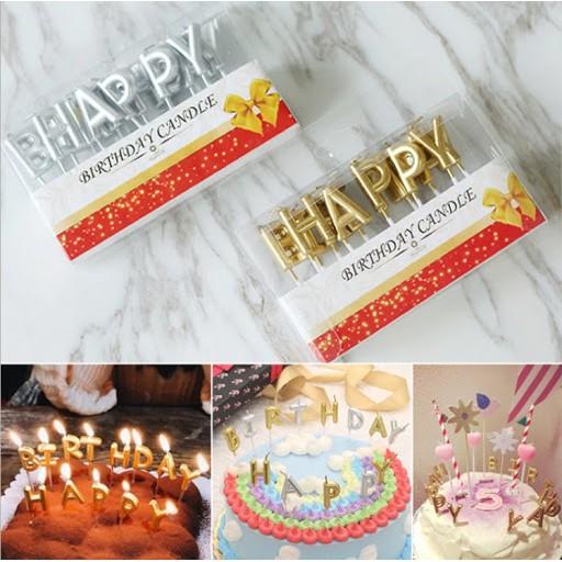 Nến Sinh Nhật chữ Happy Birthday