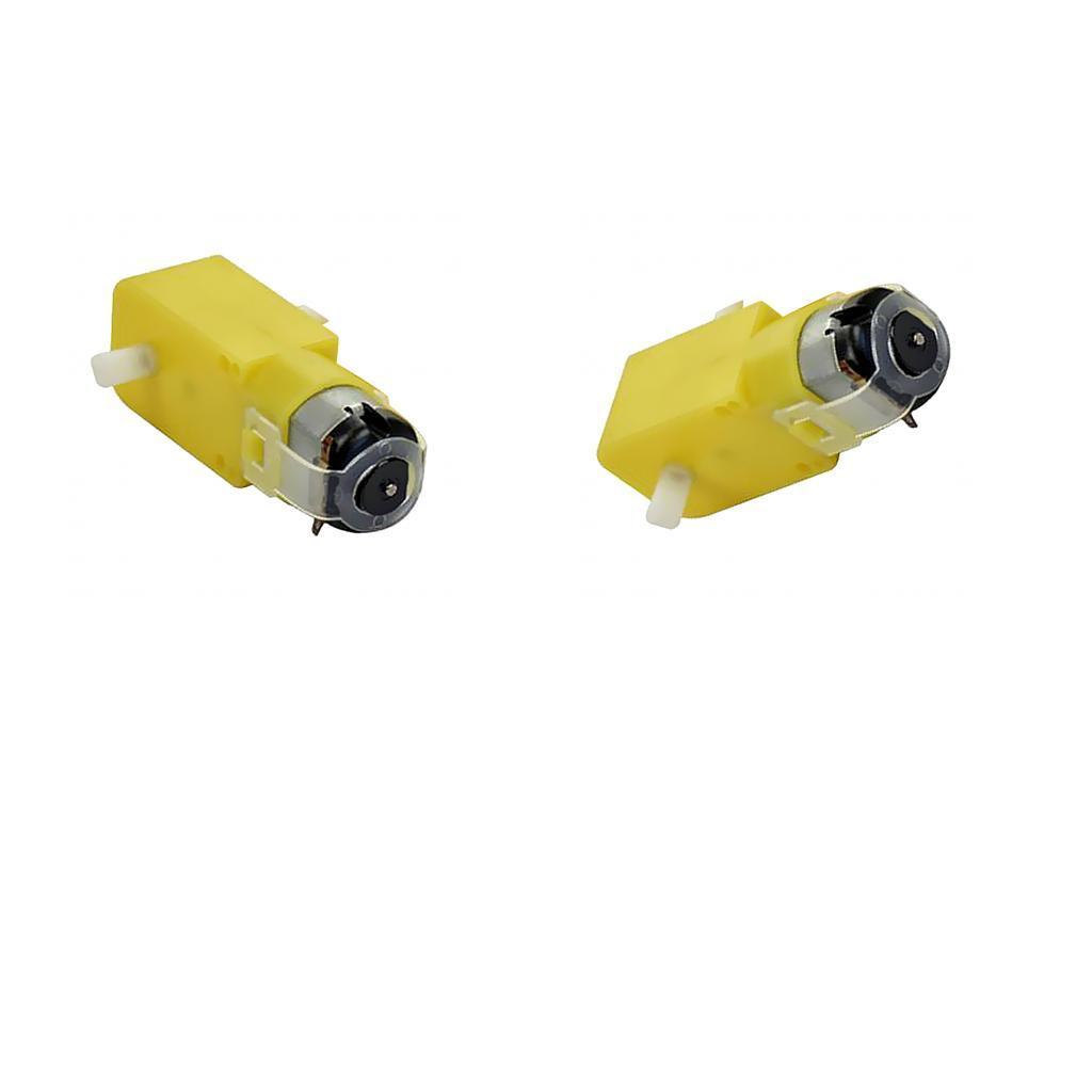 40 Pieces DC Geared Motor, 3-6V TT Gear Motor, Motor Support/Bracket for  DIY Robot Smart Car Robot Tool Chassis