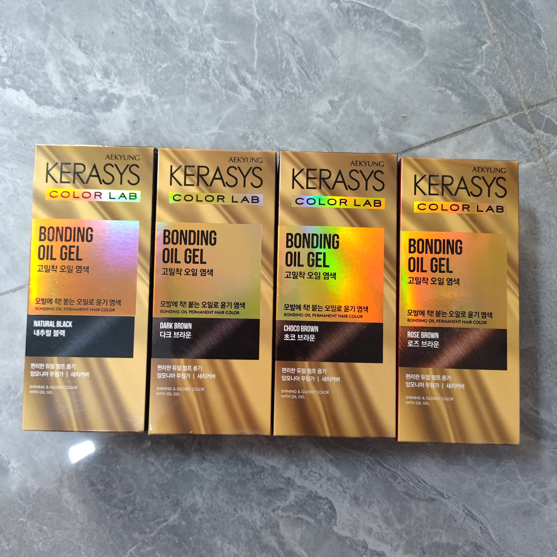 Thuốc nhuộm tóc phủ bạc Kerasys Color Lab, nhiều dưỡng cho tóc giữ màu bền và đặc biệt phủ bạc Hàn Quốc