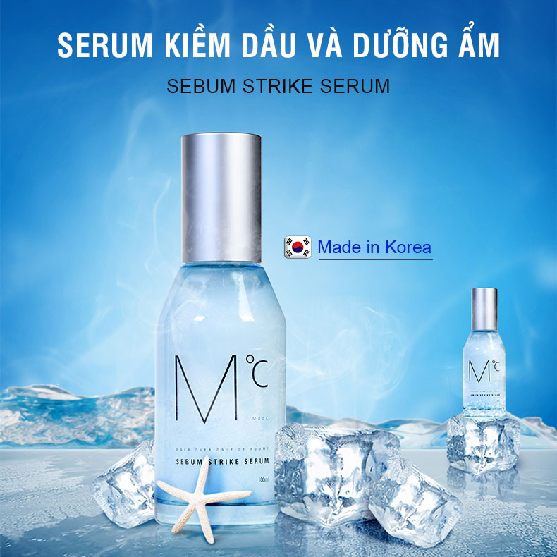 Serum dưỡng ẩm và kiểm soát tiết dầu dành cho nam MdoC Sebum Strike Serum 30ml JN-MSR02