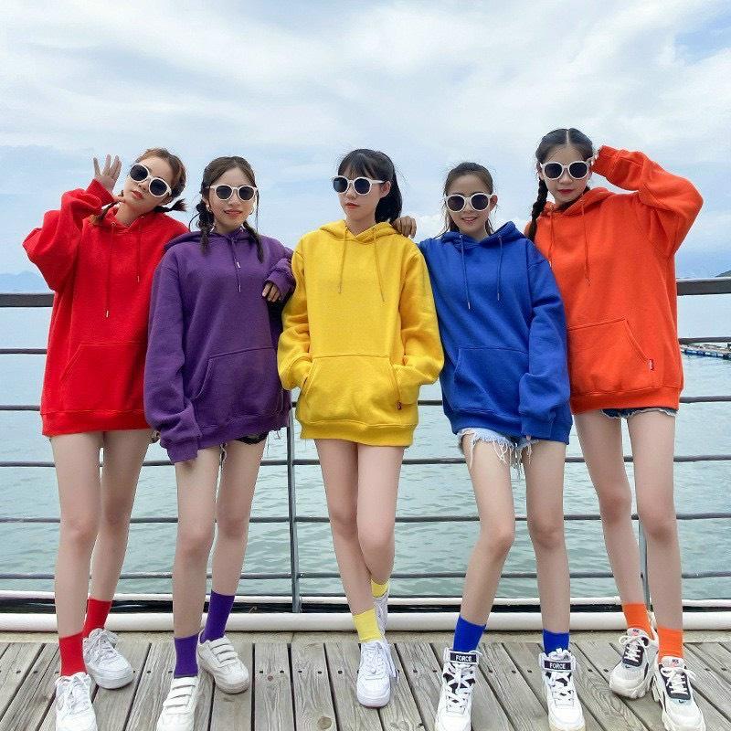 ÁO HOODIE NỮ UNISEX FORM RỘNG CHẤT NỈ NGOẠI MỀM MỊN SIÊU NGỘ NGHĨNH TỰ TIN TỎA SÁNG