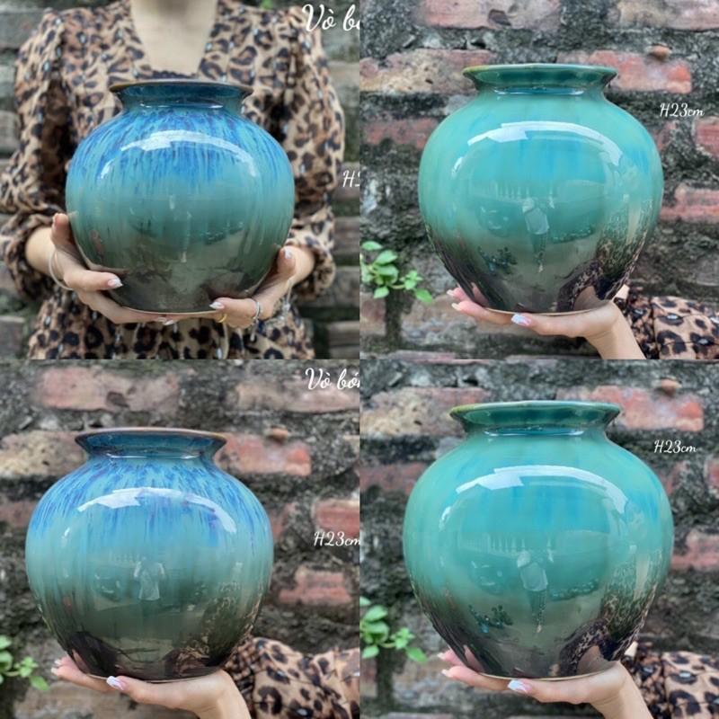 Lọ hoa Vò Bóng sẵn hàng cao 23cm
